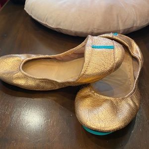 Tieks Rose Gold size 7 excellent used condition